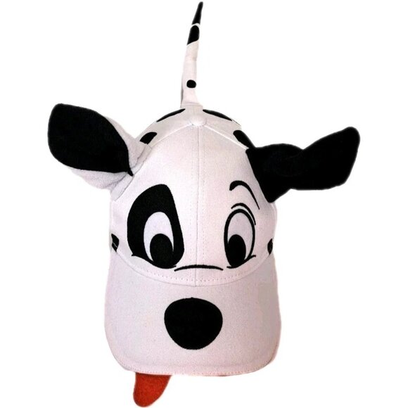 DISNEYLAND PARIS Les 101 Dalmatians 3D Black and White Kid's Hat Size 54cm Cap - Picture 1 of 10